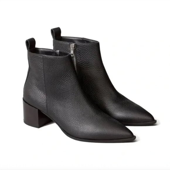 Everlane Shoes - Everlane The Boss Boot 7 Black Pebbled Leather | Italian Made